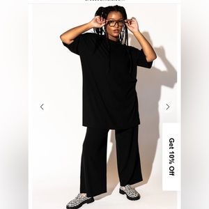 Dressed in LALA ORIGINAL: Leveled Up Ribbed Playsuit in Black